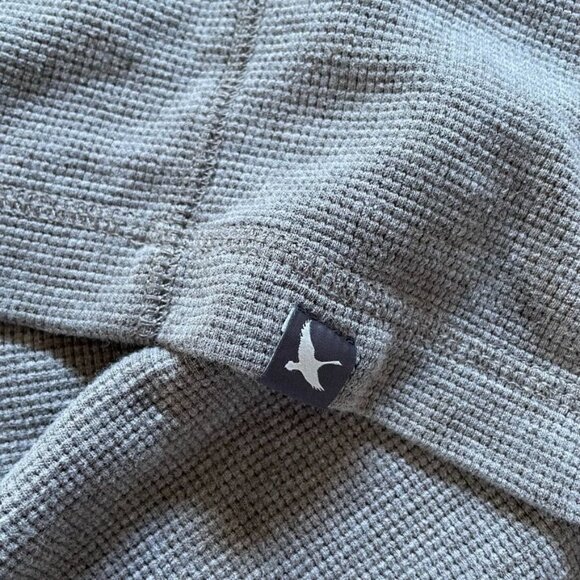 Eddie Bauer Waffle Knit Outdoor Short Sleeve Shirt u Size Large Gray - Picture 9 of 11